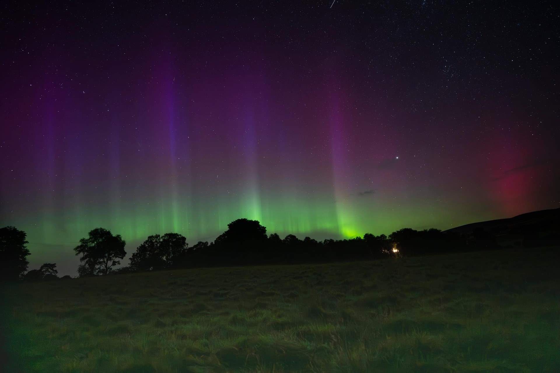 You could be treated to the Aurora Borealis if the conditions align. 