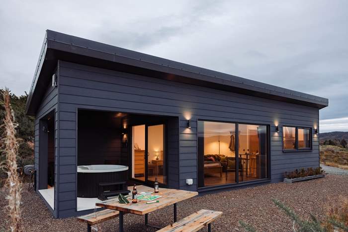 Ailsa is a Luxury dog friendly cabin for two in the Scottish Highlands. 