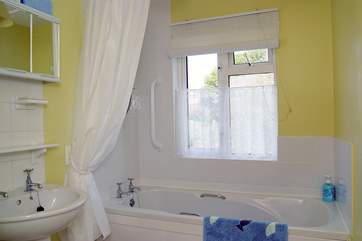 Even the bathroom has a lovely view!