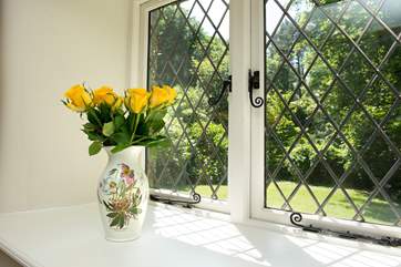 Lovely views from the bedroom window.