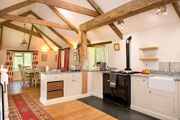 The open plan living-room allows everyone to enjoy time together.