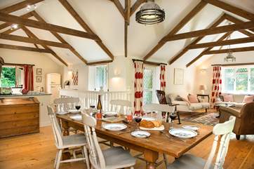 Trewane has a fabulous open plan living-room.