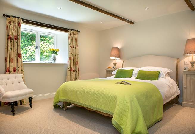 The three bedrooms are beautifully styled.