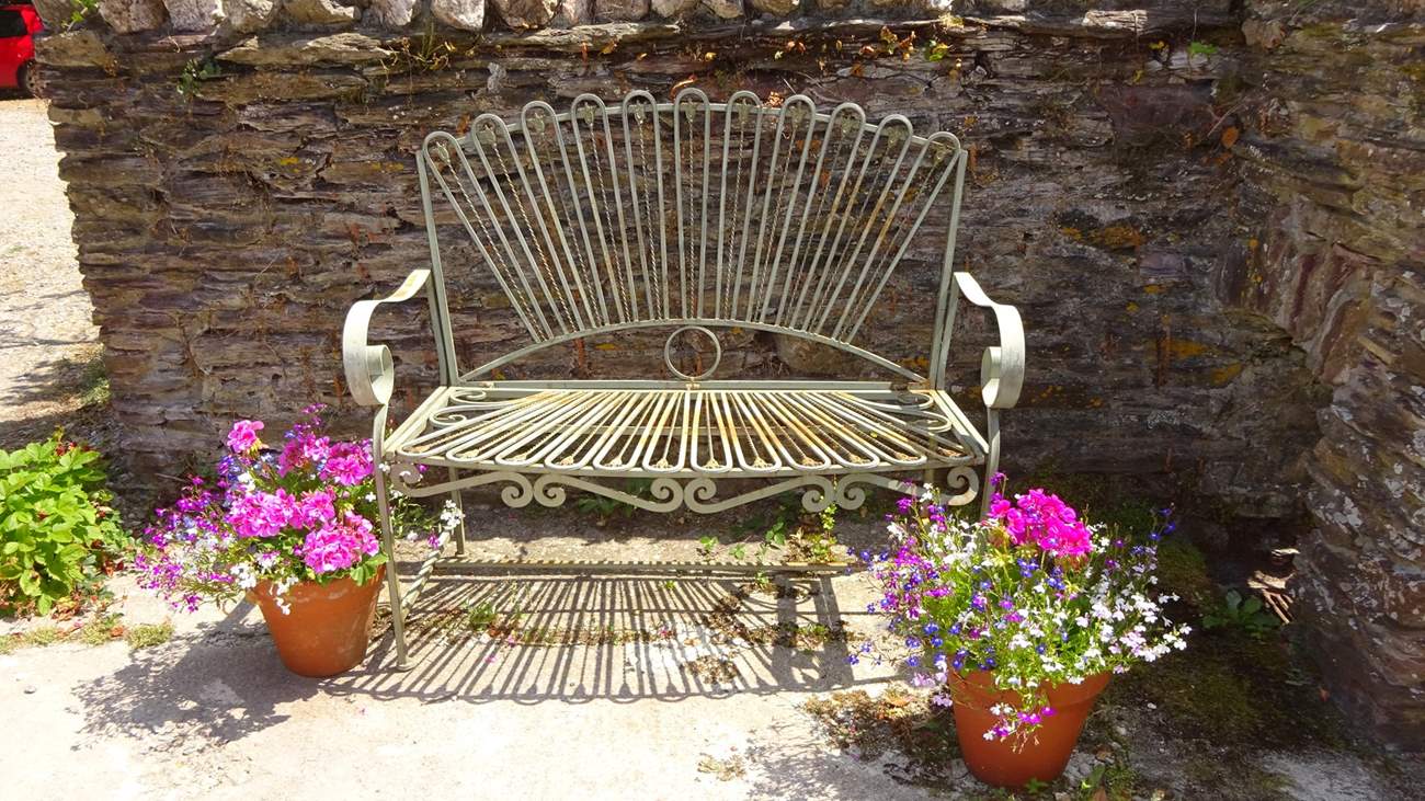 What a pretty place to sit with a good book.