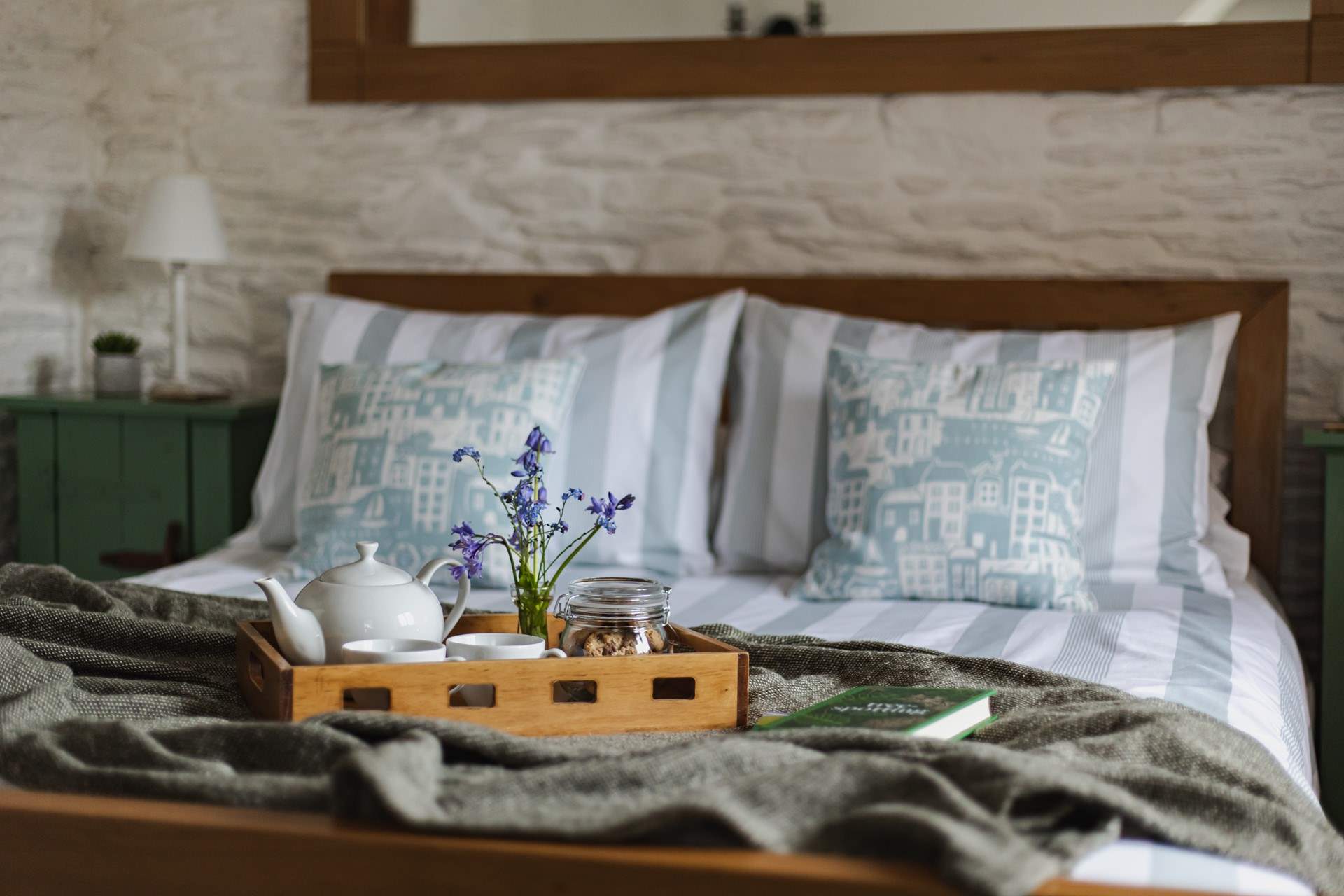 Breakfast in bed perhaps?