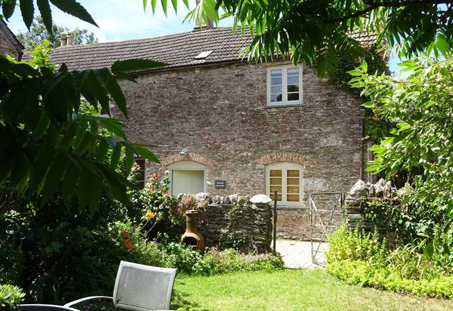 Looking across to Princes Granary from your garden.