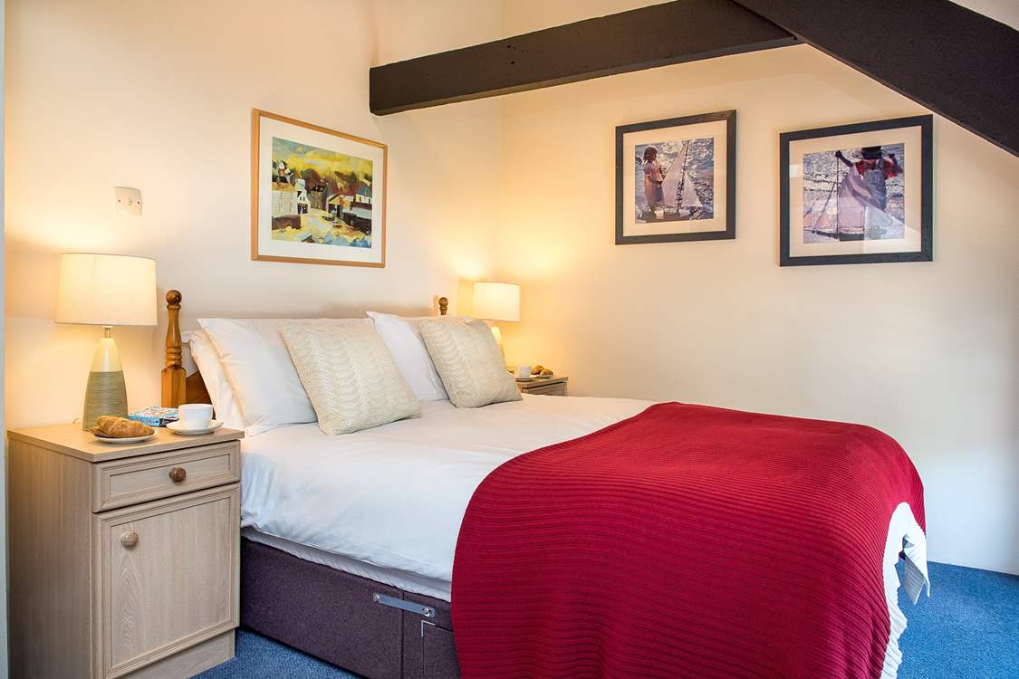 Bedroom one has a super comfy double bed.