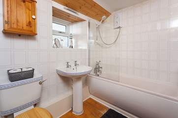 The bathroom.