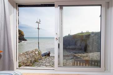 Enjoy the view as the tide comes in and out in this pretty cove.