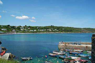 A view of the harbour, just a few yards away from the cottage.