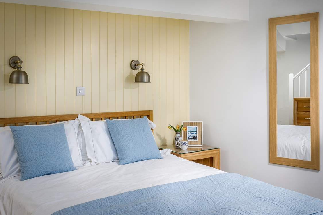 Listen to the waves as you fall asleep in this dreamy room.