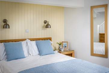 Listen to the waves as you fall asleep in this dreamy room.