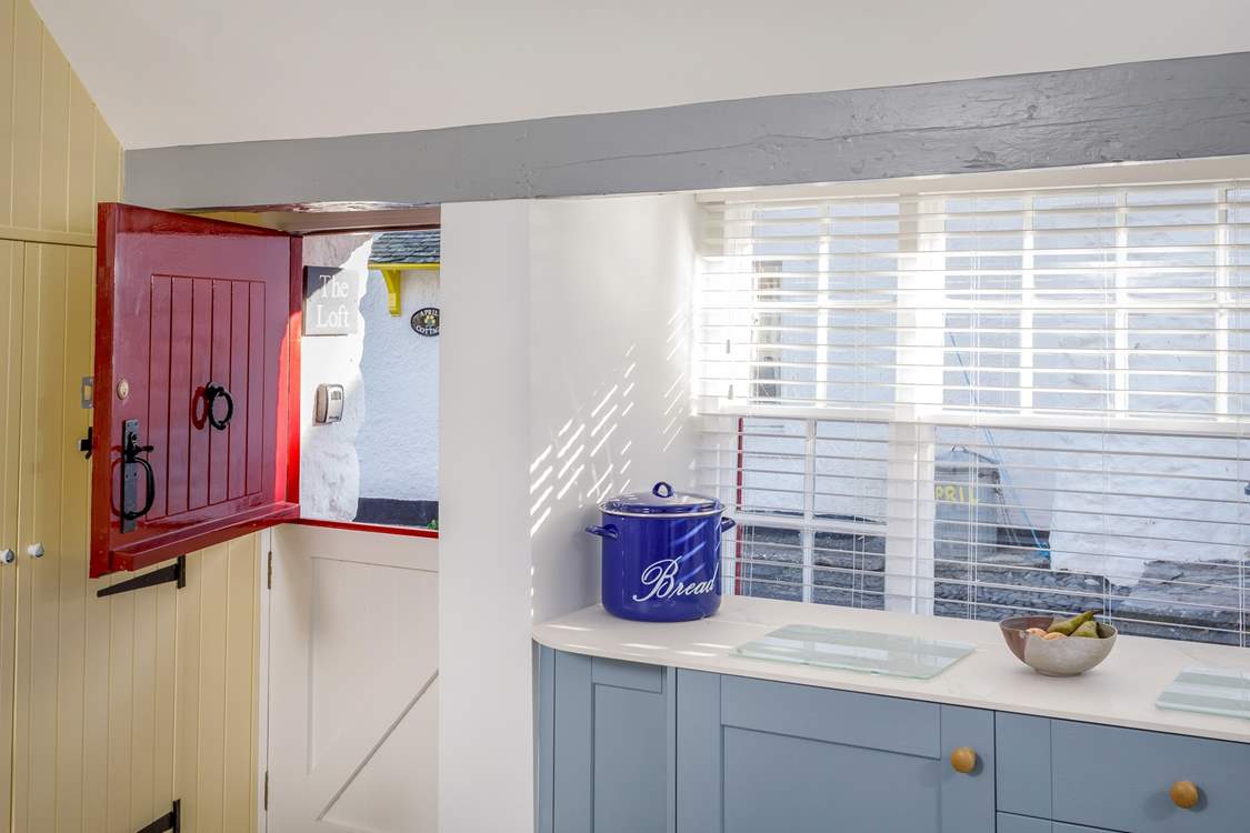 The kitchen has all you need to cook a holiday meal.