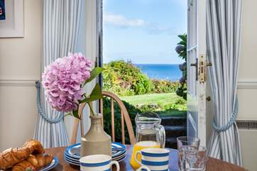 And what a view from the dining-table!
