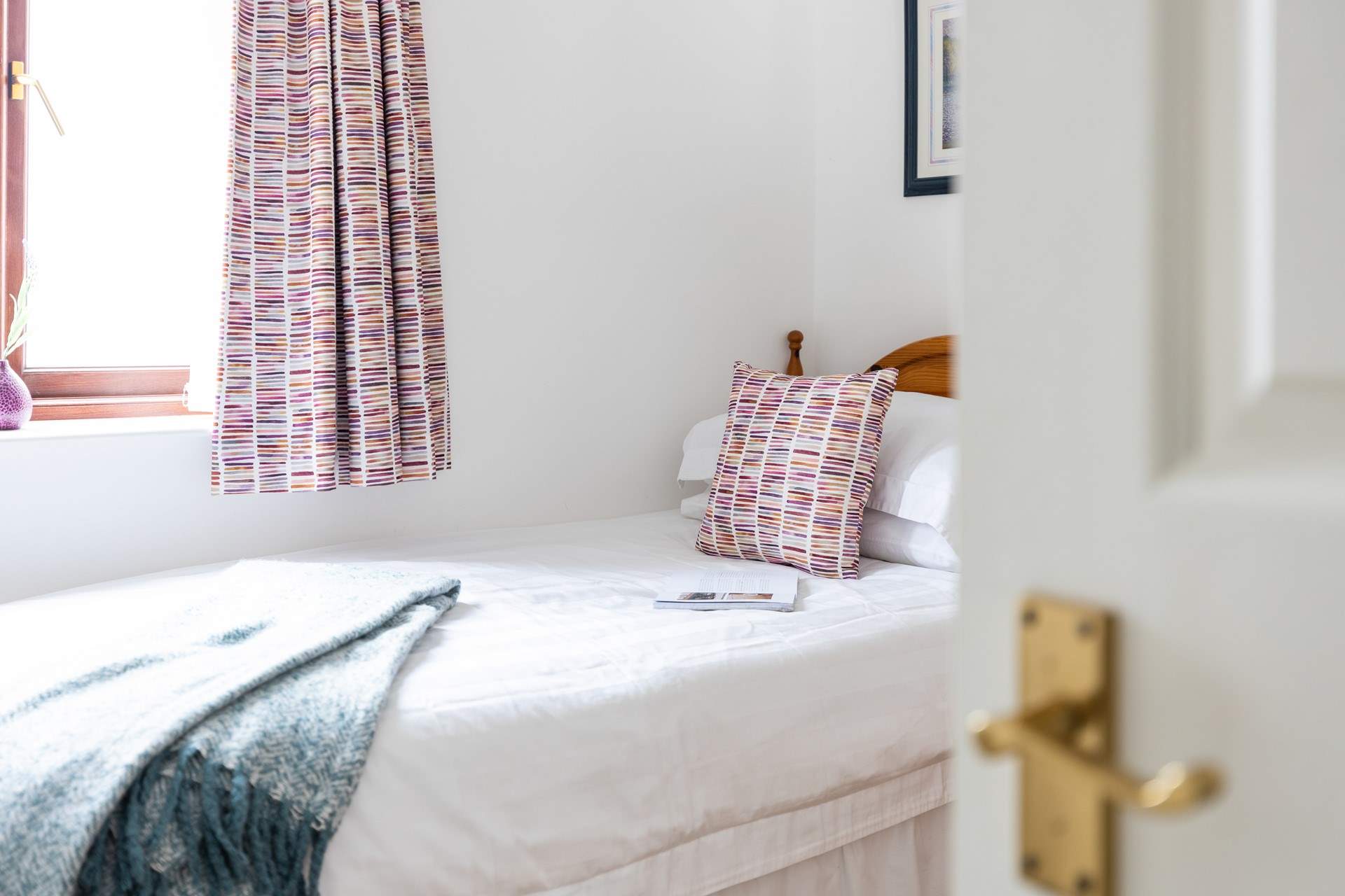 The single room is ideal for either an adult or child. 