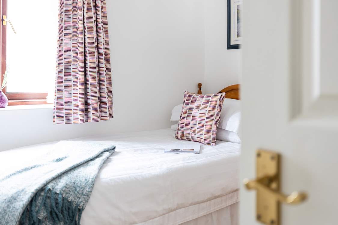 The single room is ideal for either an adult or child.