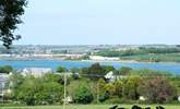 View towards the Hayle estuary at high tide, taken from the end of the drive (the original carriage track). - Thumbnail Image