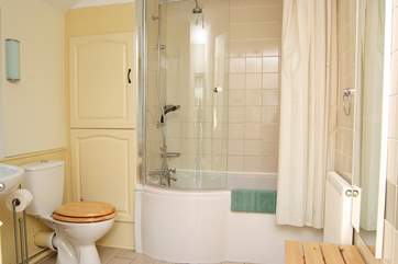 The bathroom.