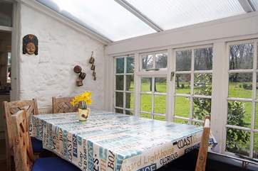 The conservatory.