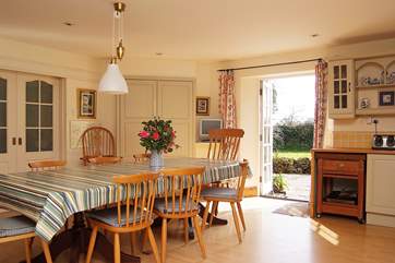 The kitchen/diner.