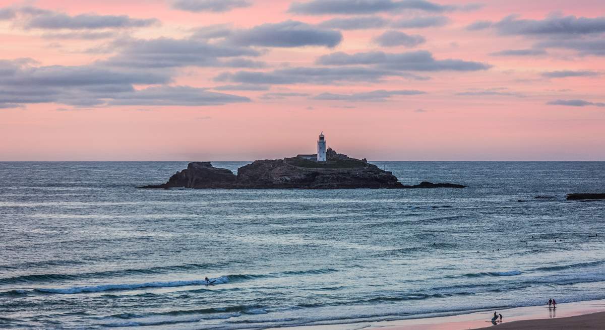 The stunning lighthouse at Godrevy.