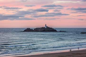 The stunning lighthouse at Godrevy.