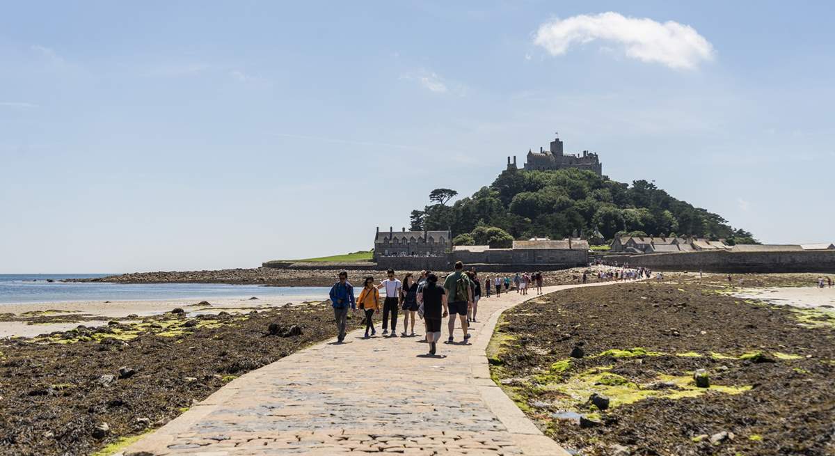 Visit the famous St Michael's Mount.