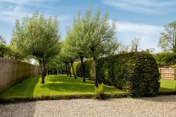 There are two areas of garden for you to enjoy.