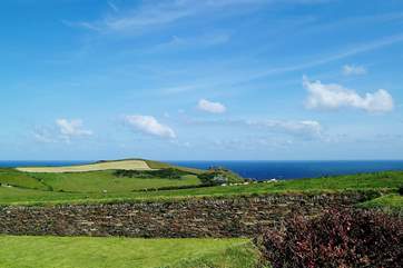 Bossiney View has a wonderful view out to the coast.