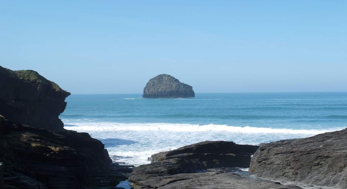 Trebarwith Strand is a very beautiful cove.