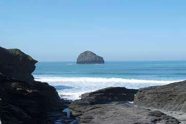Trebarwith Strand is a very beautiful cove.