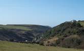 The lovely valley leading down to Trebarwith Strand. - Thumbnail Image