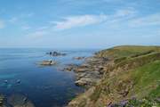 Enthusiastic walkers will enjoy exploring the spectacular South West Coast Path - this section is at Lizard Point.