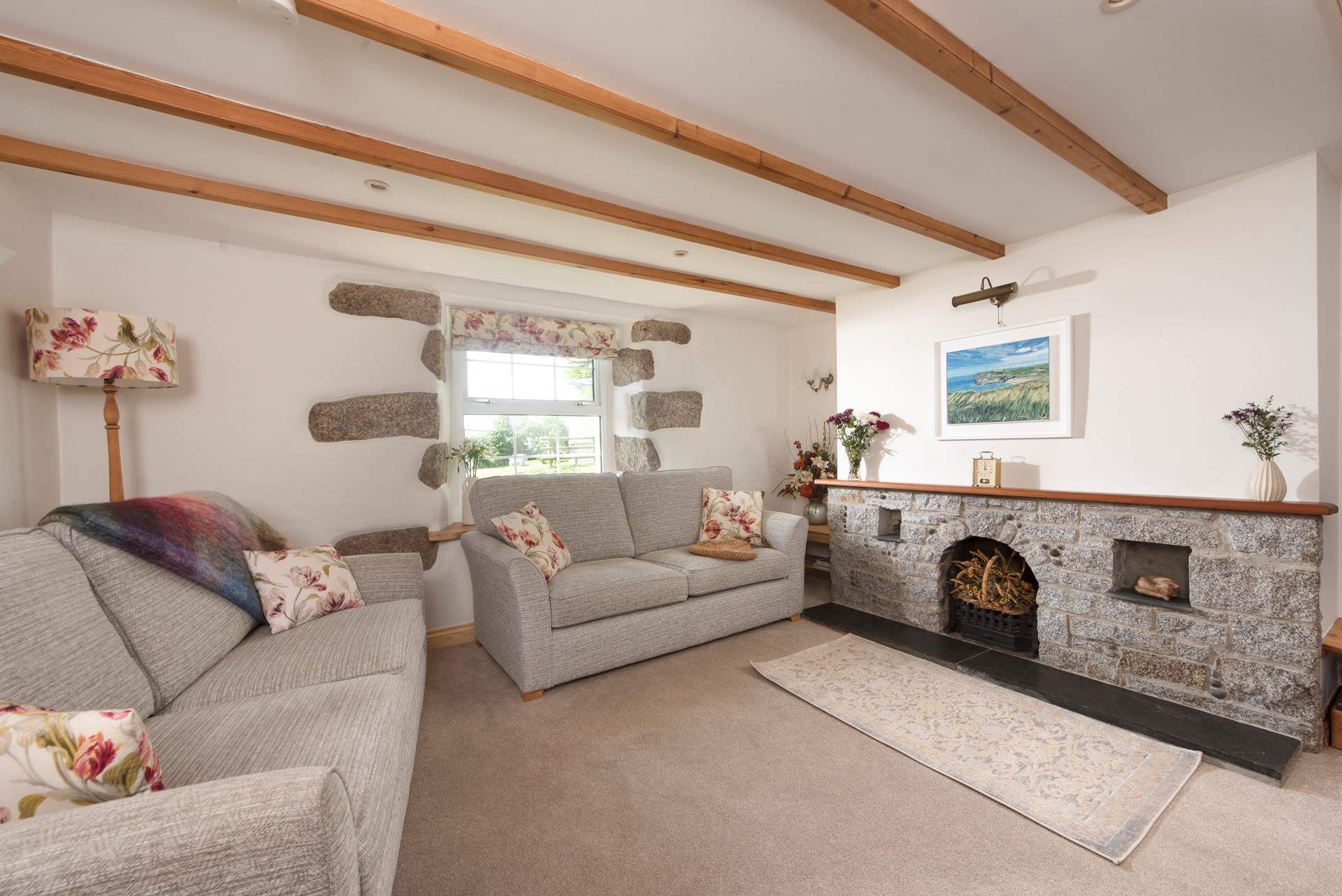 A homely sitting area.