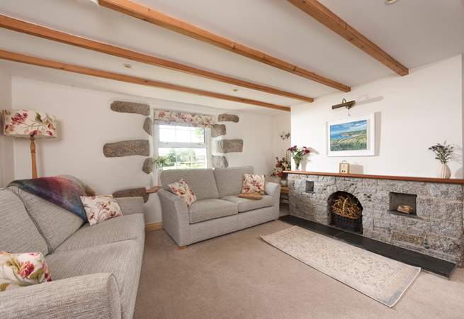 A homely sitting area.