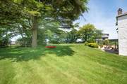 A big velvet lawn for the children to enjoy.