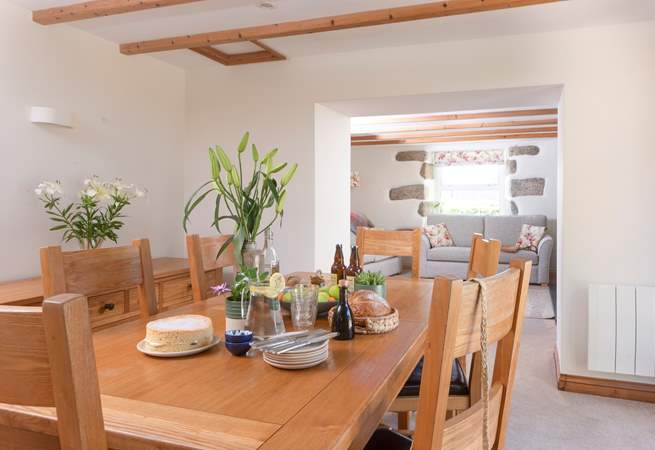 The living space is open plan with a neutral palate.