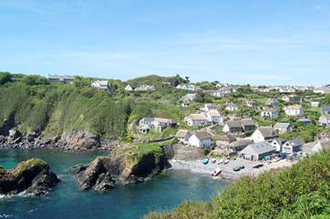 Cadgwith, another of the Lizard peninsula's picturesque seaside villages.