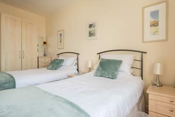 Plenty of storage can be found in both bedrooms.