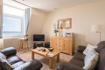 Sink into the sofas after a day on the beach.