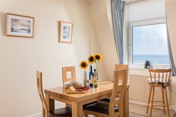 Enjoy a meal with this fabulous view.