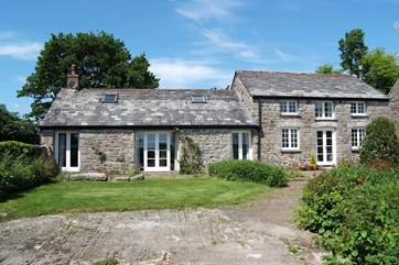The lovely stone-built barn has been beautifully converted by the owner who lives at the far end of the old farmyard.