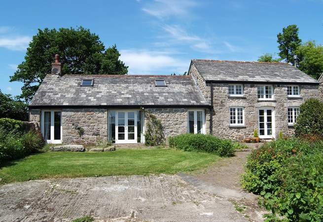 The lovely stone-built barn has been beautifully converted by the owner who lives at the far end of the old farmyard.
