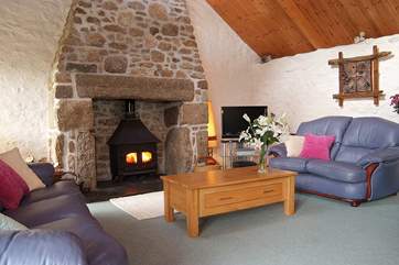 Soft leather sofas and chairs allow you to relax in comfort.