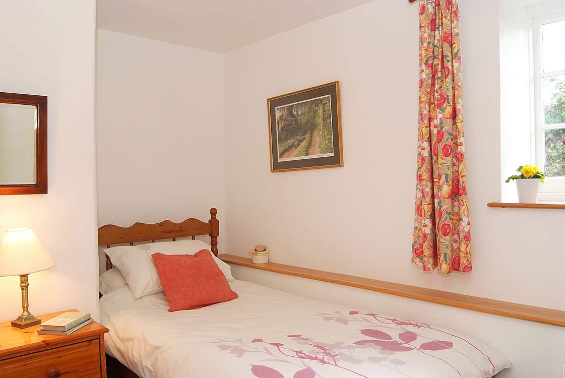 Bedroom 2 (ground floor) has a single bed.