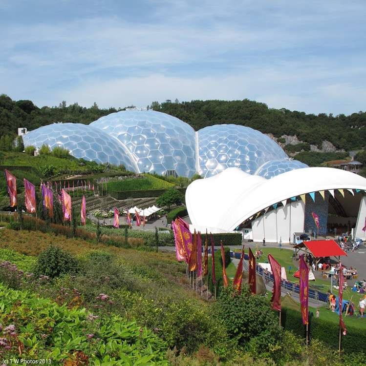 The world renowned Eden Project is well worth a visit.