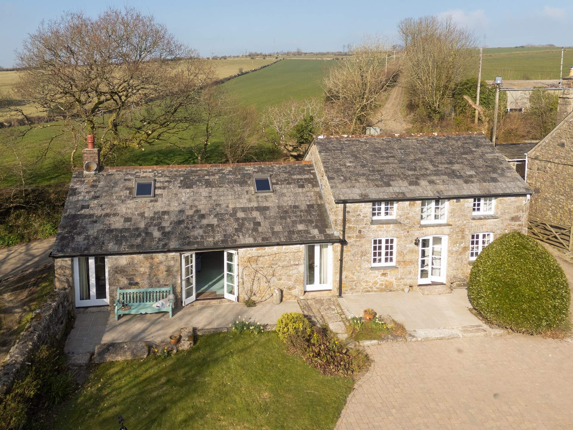  Our rural retreat nestled in the Cornish countryside.