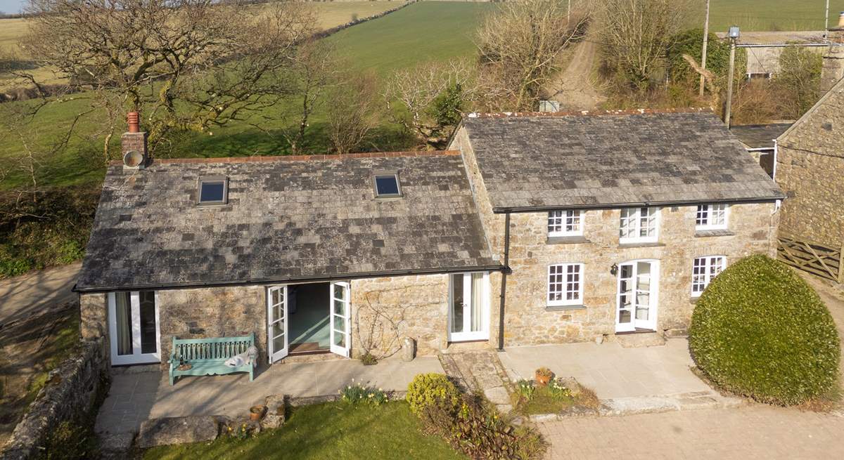  Our rural retreat nestled in the Cornish countryside.