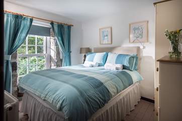 The double bedroom overlooks the front garden (Bedroom 2).