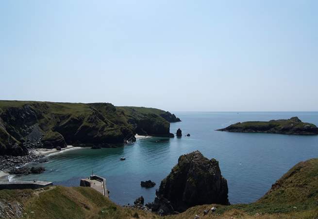 Mullion Cove and harbour.